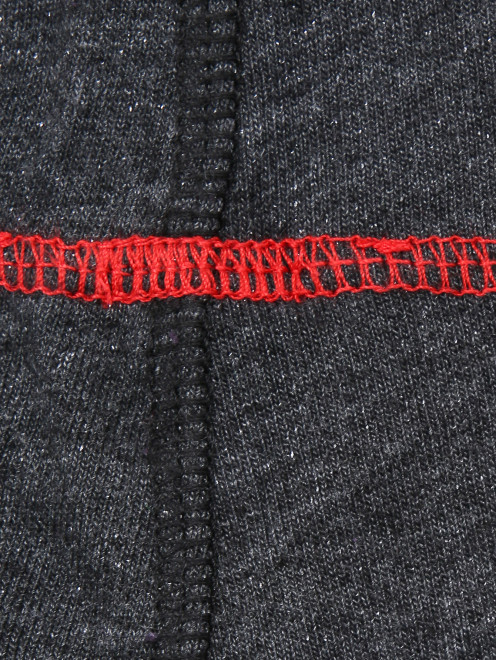 Трикотажные широкие брюки - Деталь1