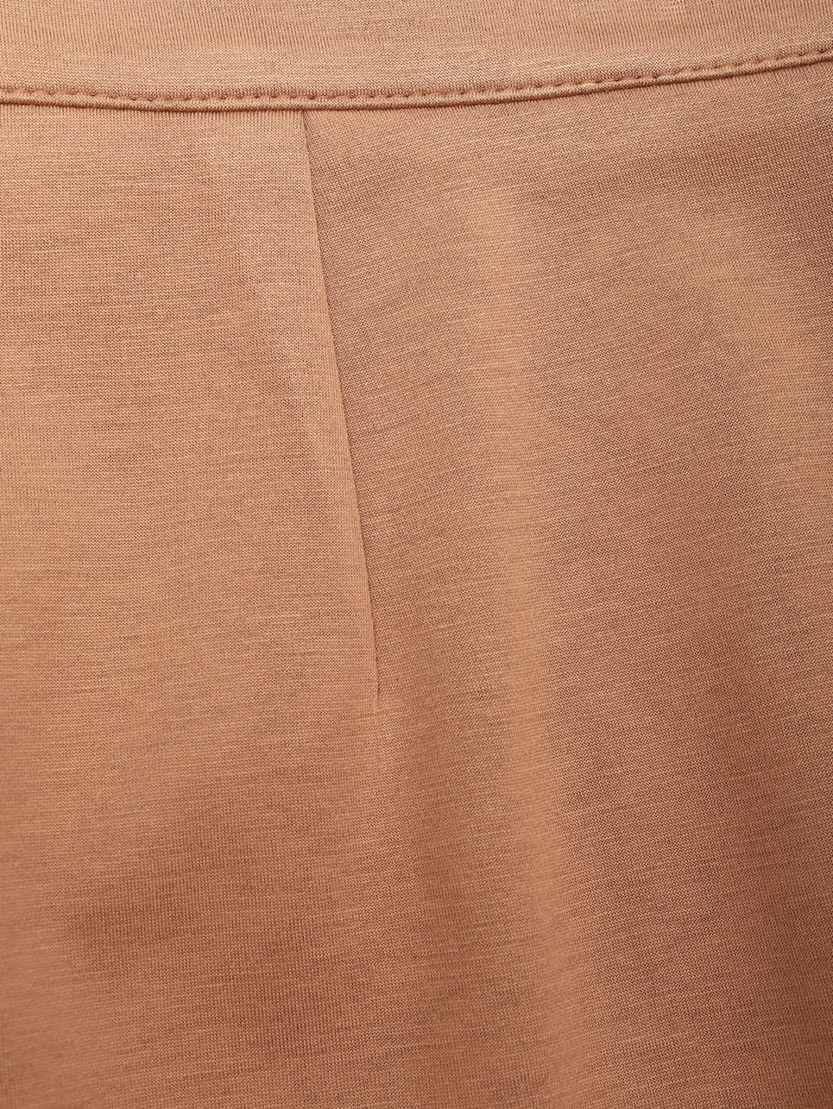 Трикотажные брюки с карманами Marina Rinaldi  –  Деталь1  – Цвет:  Бежевый