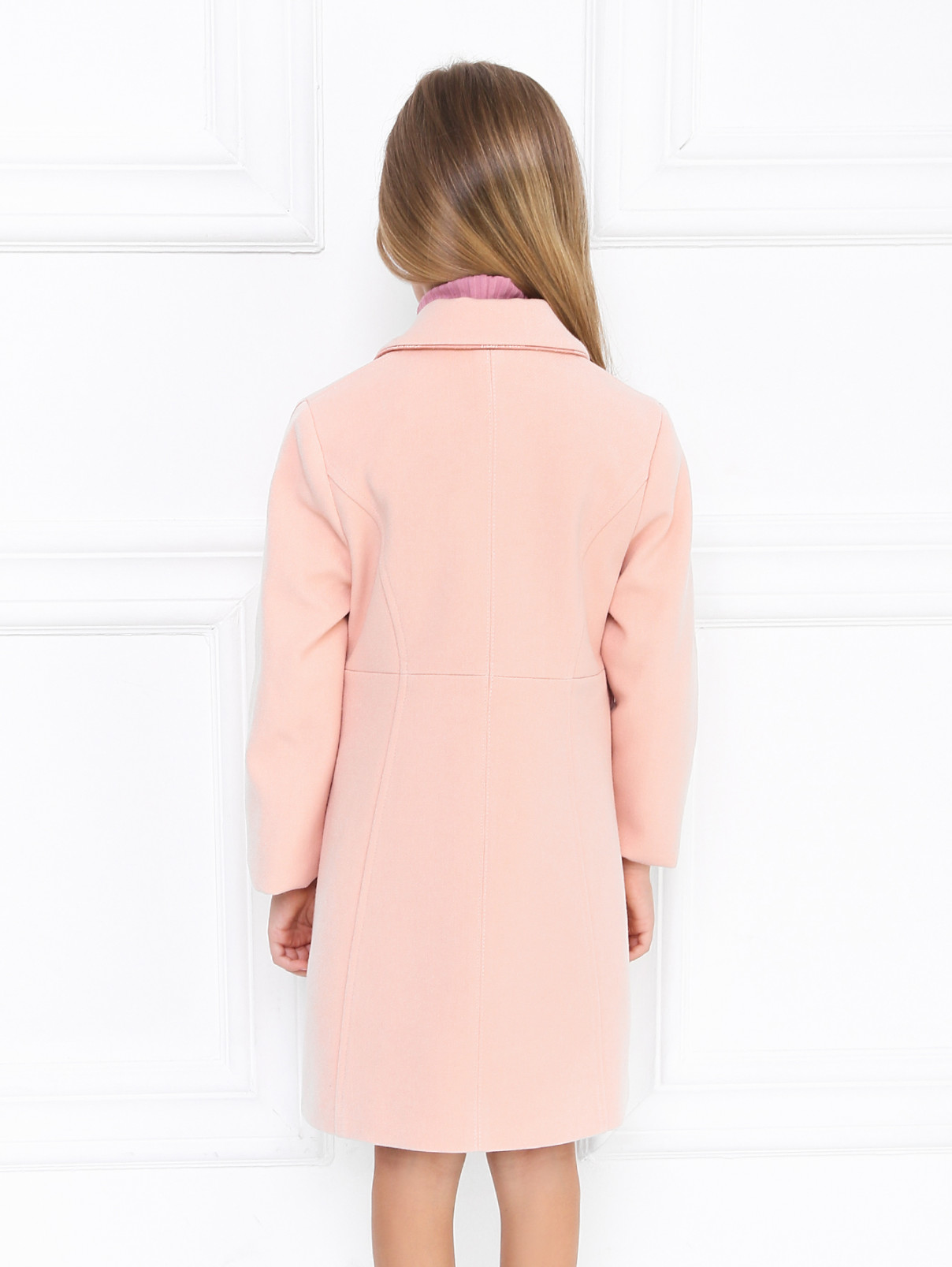 Пальто облегченное на молнии Elisabetta Franchi  –  МодельВерхНиз1  – Цвет:  Оранжевый