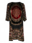 Платье из вискозы и шелка с узором Etro  –  Общий вид