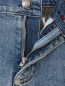 Прямые джинсы с разрезами Philipp Plein  –  Деталь1