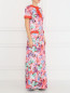 Платье-макси с цветочным принтом Andrew GN  –  Модель Общий вид