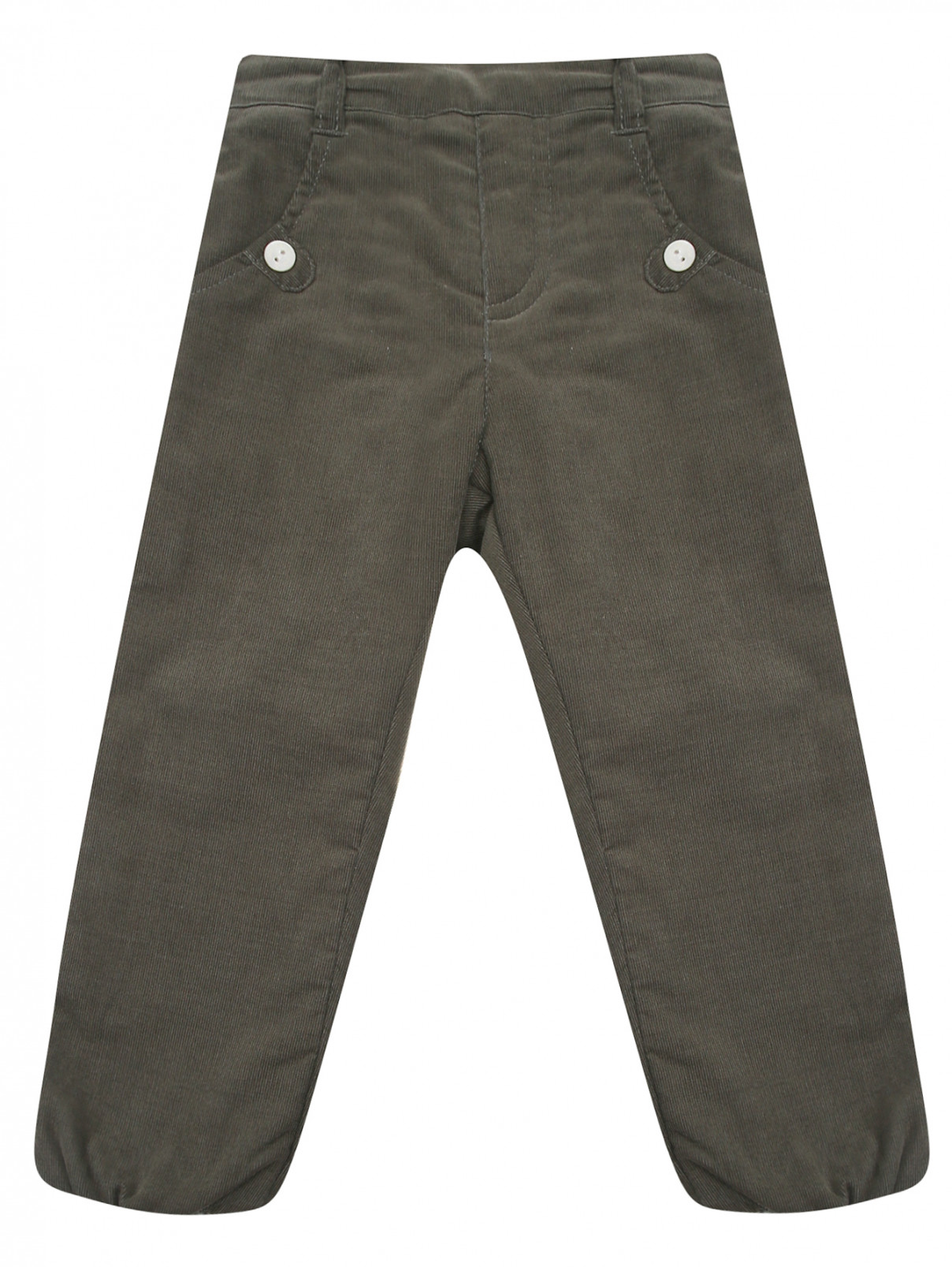 Утепленные брюки с карманами Tartine Et Chocolat  –  Общий вид  – Цвет:  Зеленый