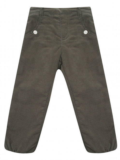 Утепленные брюки с карманами  - Общий вид