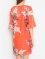 Платье из хлопка и шелка с цветочным принтом Caractere  –  МодельВерхНиз1