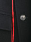Полупальто из шерсти с контрастной отделкой Maison Margiela  –  Деталь1
