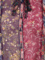 Блуза из хлопка и шелка с цветочным узором Etro  –  Деталь1