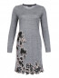 Трикотажное платье-миди с кружевными вставками Paul Smith  –  Общий вид