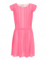 Платье яркой расцветки с драпировкой Dior  –  Общий вид