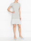 Трикотажное платье-мини с вырезом на спине Emporio Armani  –  МодельОбщийВид
