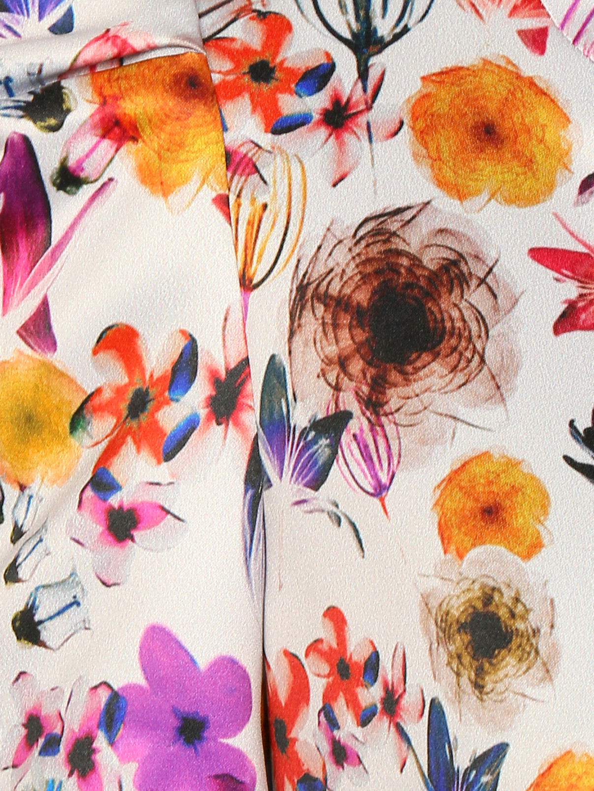 Платье с пышной юбкой и цветочным узором Kira Plastinina  –  Деталь1  – Цвет:  Белый