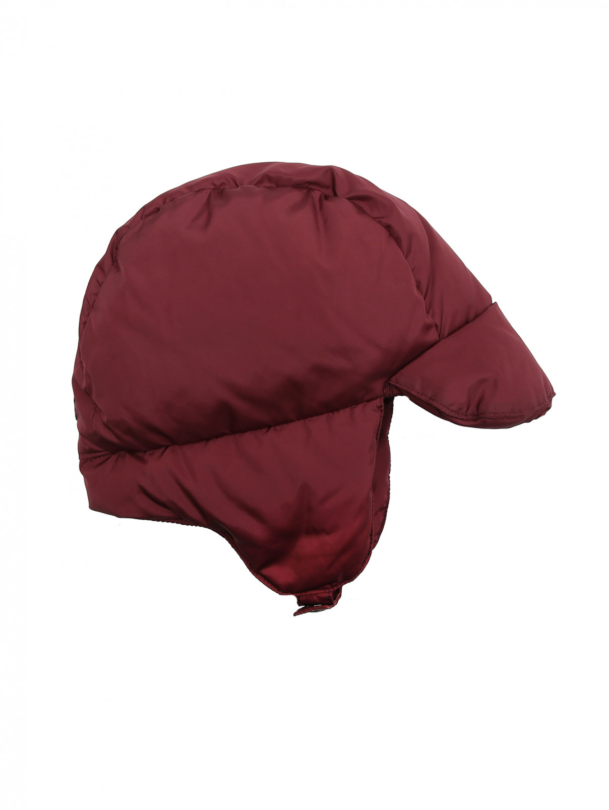 Стеганая шапка на пуховом подкладе Il Gufo  –  Общий вид  – Цвет:  Красный