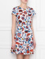 Платье из хлопка с цветочным принтом Max&Co  –  МодельВерхНиз