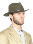 Шляпа из шерсти с декоративным пером Stetson  –  МодельОбщийВид