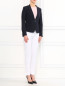 Жакет на пуговице с накладными карманами Emporio Armani  –  Модель Общий вид