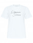 Футболка из хлопка с логотипом Ermanno Scervino  –  Общий вид