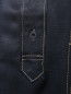 Блуза из искусственного шелка с декоративной отстрочкой CLOSED  –  Деталь