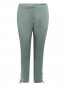 Укороченные брюки из хлопка с декоративной отделкой Max Mara  –  Общий вид