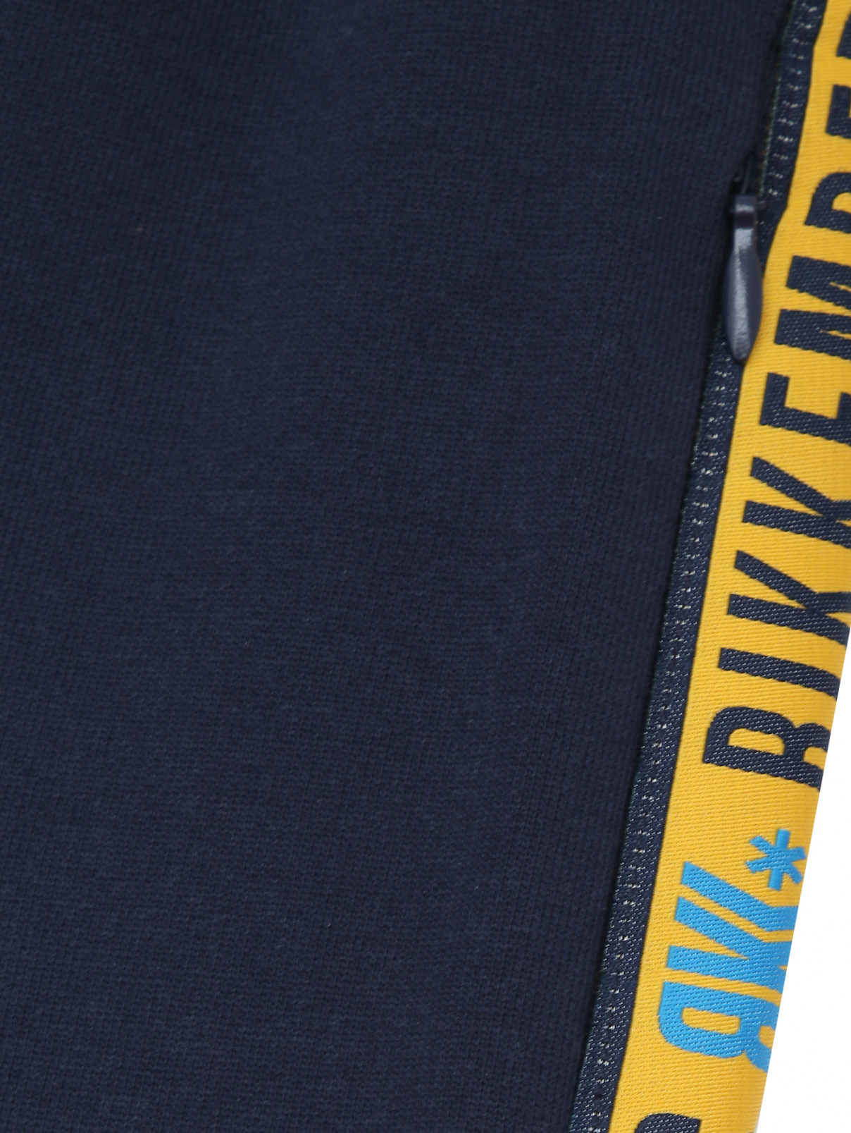 Трикотажные брюки с лампасами и карманами Bikkembergs  –  Деталь  – Цвет:  Синий