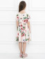 Платье с цветочный узором Dolce & Gabbana  –  МодельВерхНиз1
