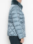 Стеганая куртка с воротником из меха Persona by Marina Rinaldi  –  МодельВерхНиз2