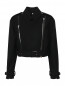 Укороченная куртка из шерсти и кашемира с металлической фурнитурой Jean Paul Gaultier  –  Общий вид