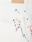 Джинсы прямого кроя с абстрактным принтом Calvin Klein  –  Деталь