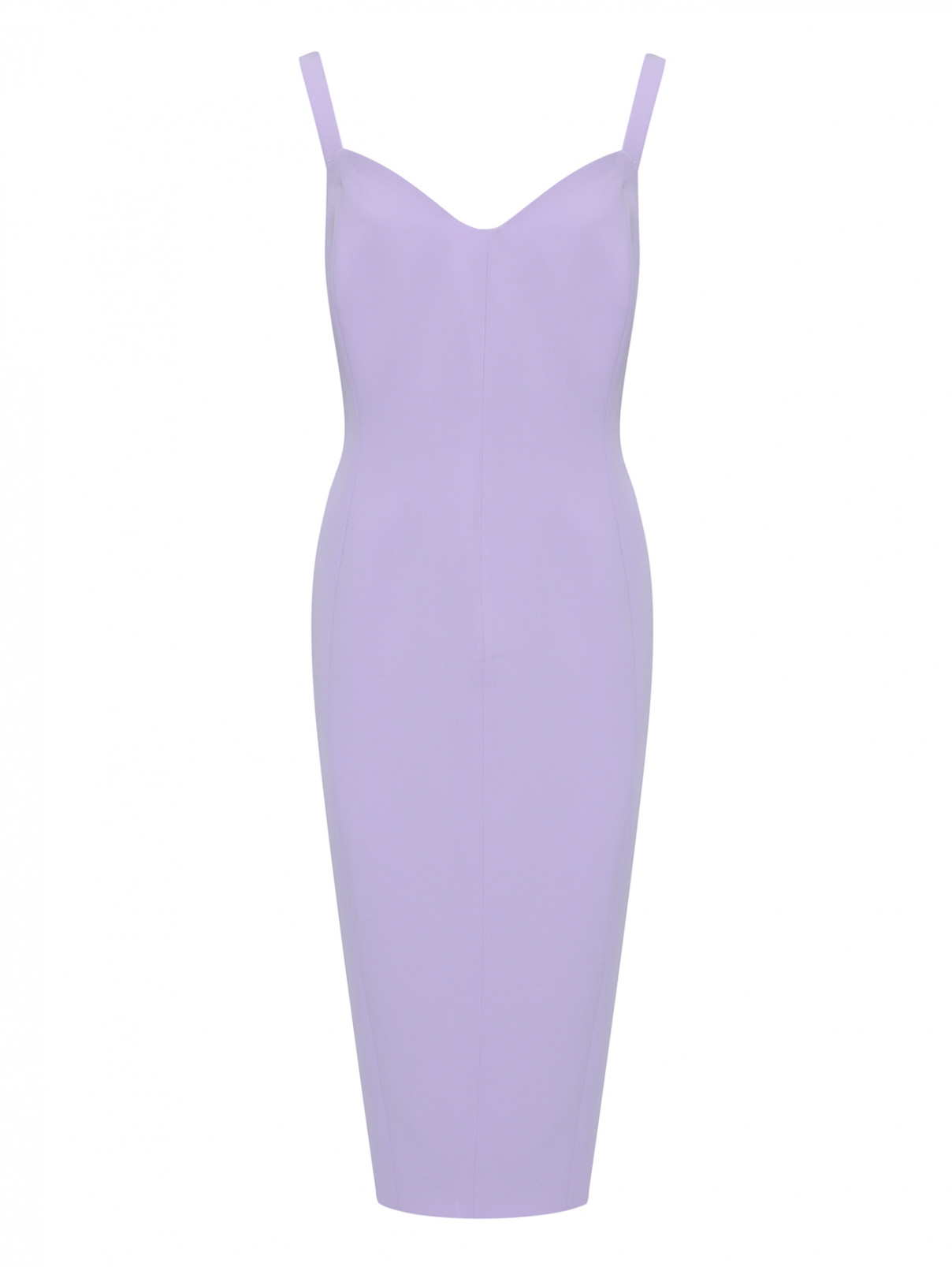 Платье-футляр, миди Marina Rinaldi  –  Общий вид  – Цвет:  Фиолетовый