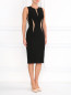 Платье-футляр из шерсти с контрастными вставками Michael Kors  –  Модель Общий вид