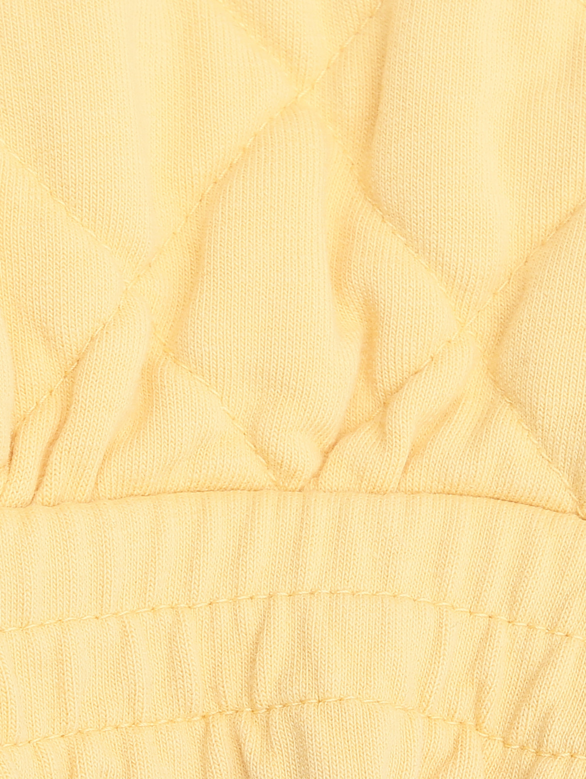 Брюки из хлопка на резинке Ermanno Scervino Junior  –  Деталь1  – Цвет:  Желтый
