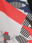 Трикотажное платье с узором и короткими рукавами Persona by Marina Rinaldi  –  Деталь