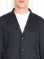 Пиджак из шерсти и льна с узором Barena  –  Модель Общий вид1