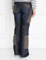 Джинсы с контрастными вставками Moschino Jeans  –  Модель Верх-Низ1