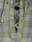 Платье из хлопка и льна на кулиске с узором "клетка" Paul Smith  –  Деталь