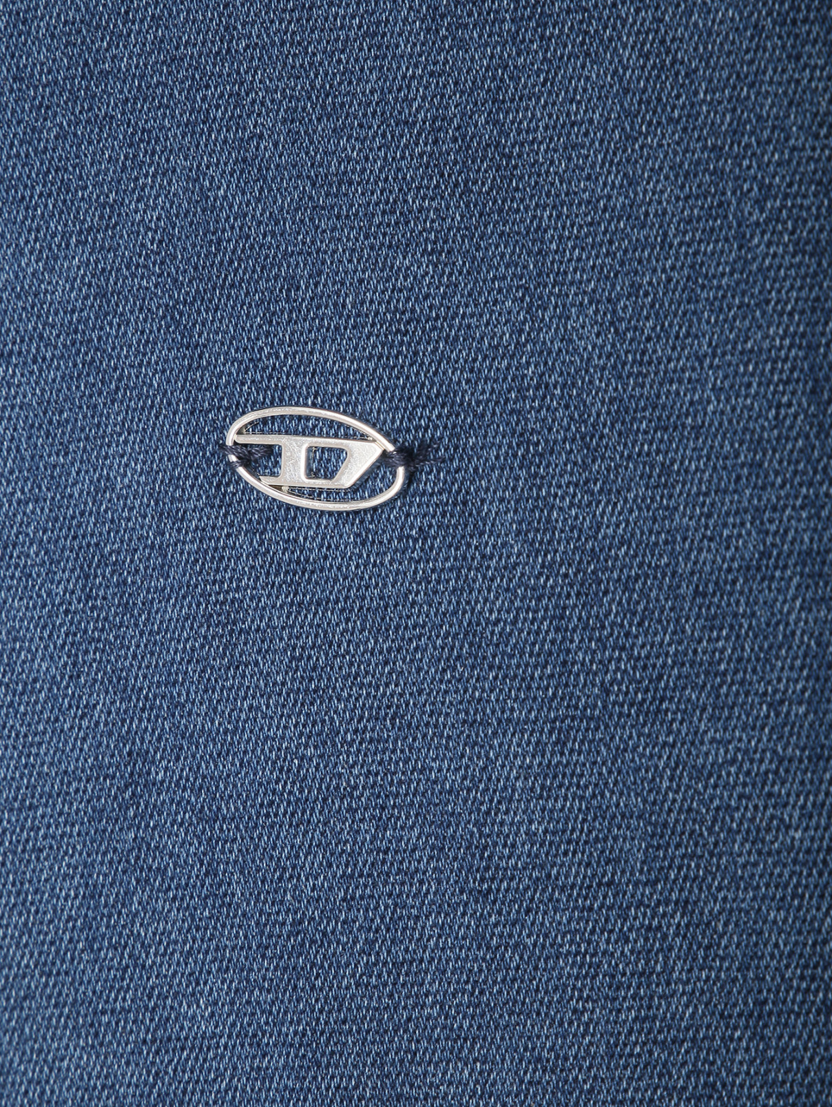 Джинсовая куртка с карманами Diesel  –  Деталь  – Цвет:  Синий