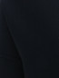 Джемпер из вискозы с V-образным вырезом асимметричного и свободного кроя с вышивкой Armani Jeans  –  Деталь