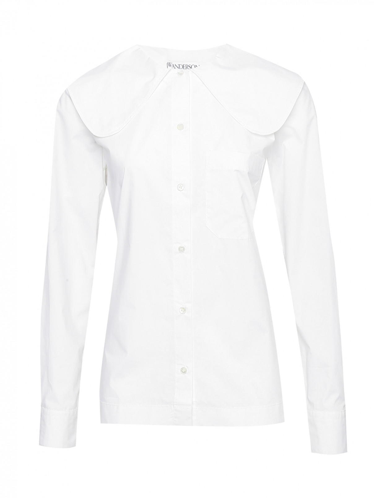 Рубашка J.W. Anderson  –  Общий вид  – Цвет:  Белый