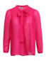 Блуза из шелка с лентами Moschino Boutique  –  Общий вид