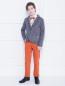 Пиджак хлопковый с накладными карманами Aletta Couture  –  МодельОбщийВид