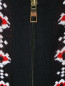Удлиненный кардиган из смешанной шерсти с узором на молнии Marina Sport  –  Деталь
