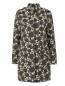 Пальто с узором и накладными карманами Femme by Michele R.  –  Общий вид