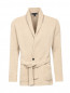 Пиджак трикотажный из шерсти и хлопка LARDINI  –  Общий вид