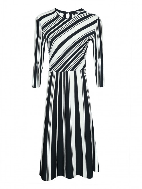 Трикотажное платье с узором полоска  Max&Co - Общий вид