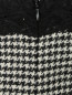 Платье шерстяное в клетку с декором кружевом Ermanno Scervino  –  Деталь