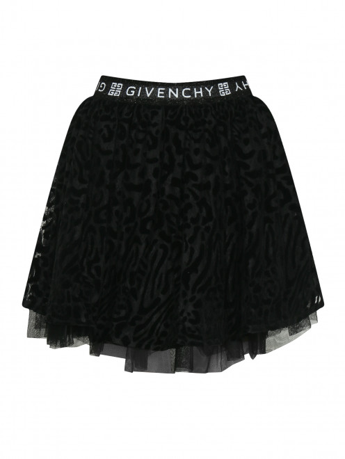 Юбка на резинке с логотипом Givenchy - Общий вид