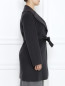 Пальто из смесовой шерсти с отложным воротником Marina Rinaldi  –  Модель Верх-Низ2
