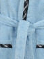 Халат махровый с капюшоном и контрастной отделкой Giottino  –  Деталь