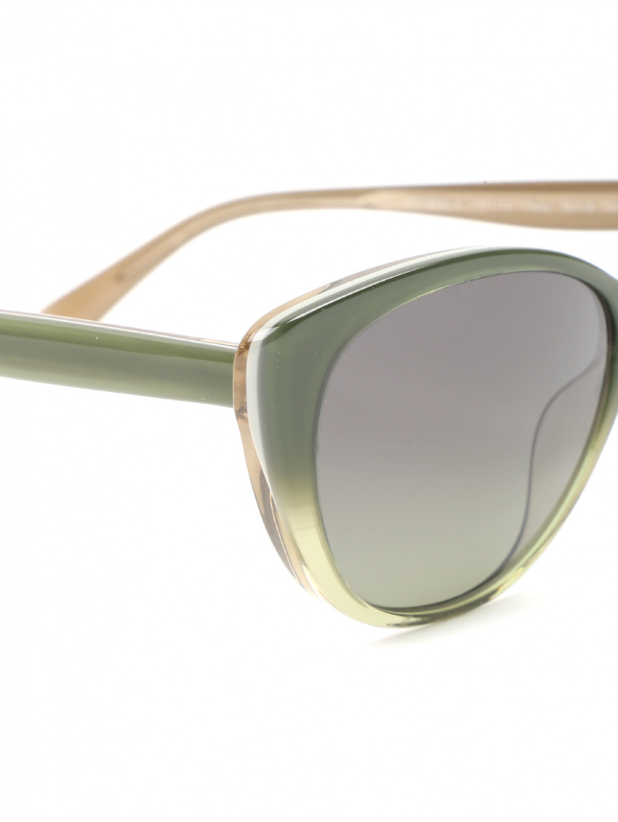 Солнцезащитные очки в пластиковой оправе Oliver Peoples  –  Деталь  – Цвет:  Зеленый