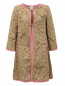 Легкое пальто из хлопка и льна Moschino  –  Общий вид