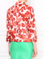 Блуза из шелка с цветочным узром Max Mara  –  Модель Верх-Низ1